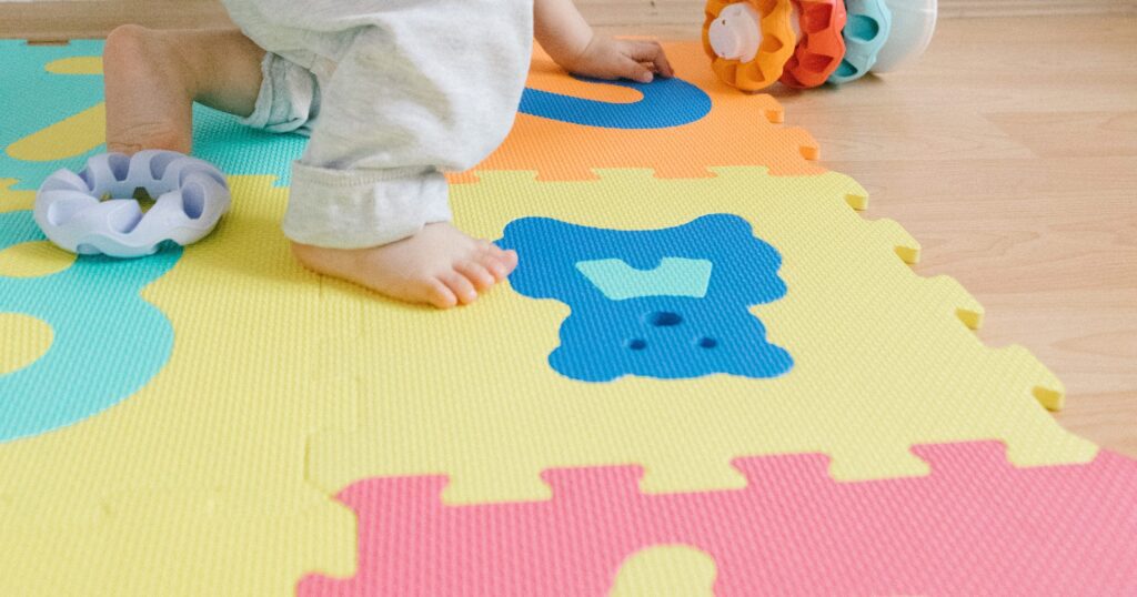 Podna obloga, za decu, ne za trening