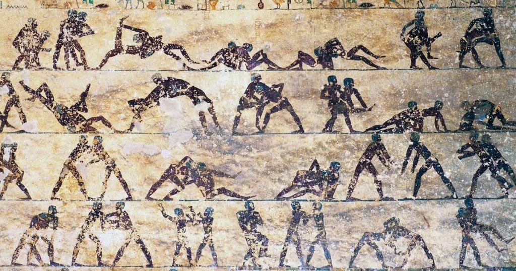 Istorija teretane - egipatsko rvanje